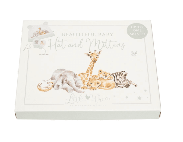 Hovedbilde Little Wren – Gavesett pastellgrønt lue & ...