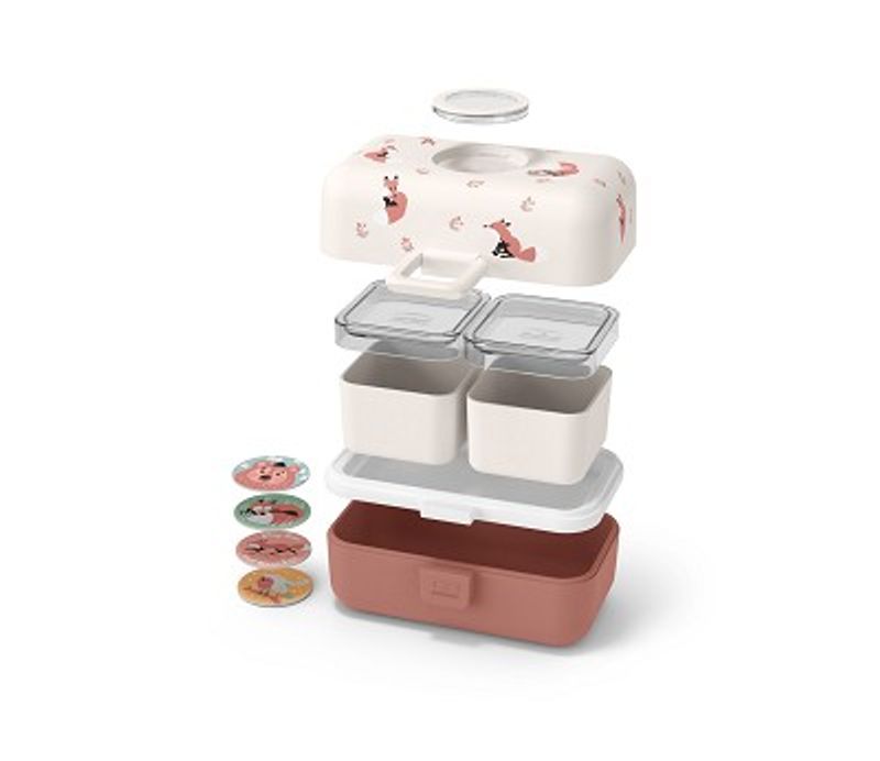Monbento Tresor - Matboks med flere rom - Rev
