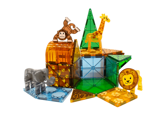 Hovedbilde MAGNA-TILES Safaridyr - 25 deler