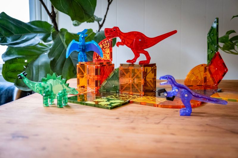 MAGNA-TILES Dino World - 40 deler