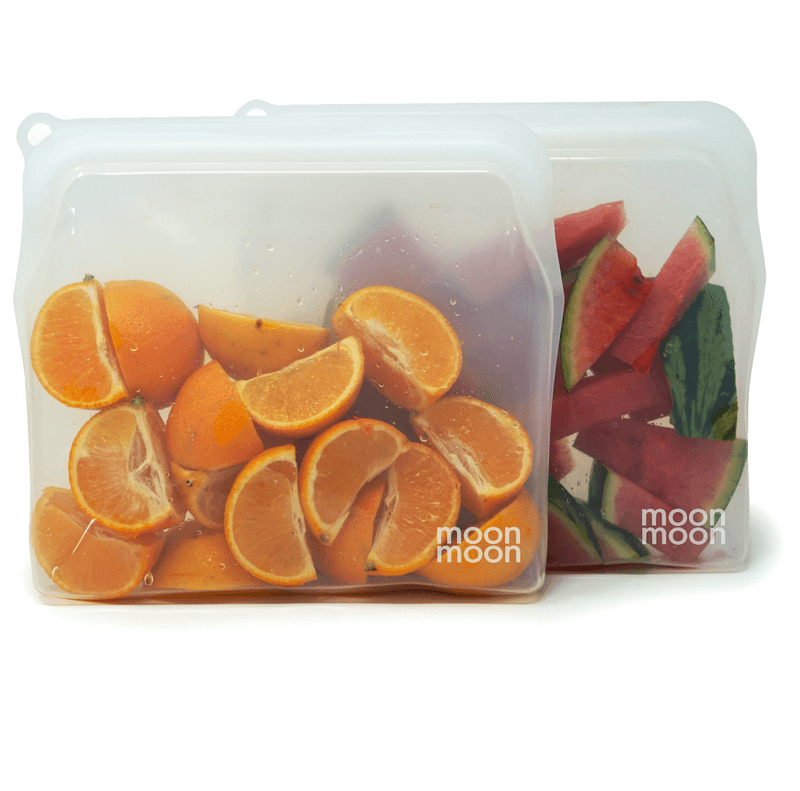 Moonmoon - Gjenbrukbare silikonposer - 2pk - 900ml