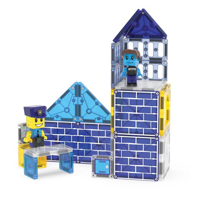 Hovedbilde MAGNA-TILES Police station - 35 deler